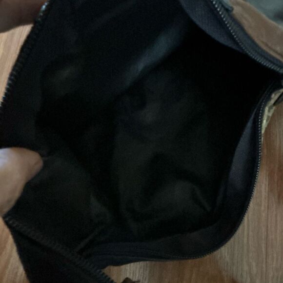 Vintage 70s 80s patchwork leather hobo purse brown leopard - Picture 3 of 7